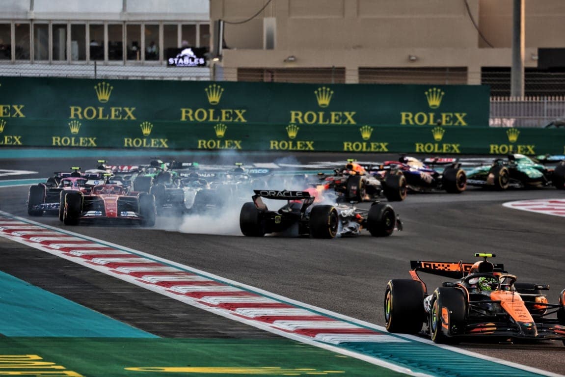 McLaren clinches F1 title despite Verstappen/Piastri clash Driver