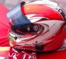 Bruna Tomaselli helmet photo